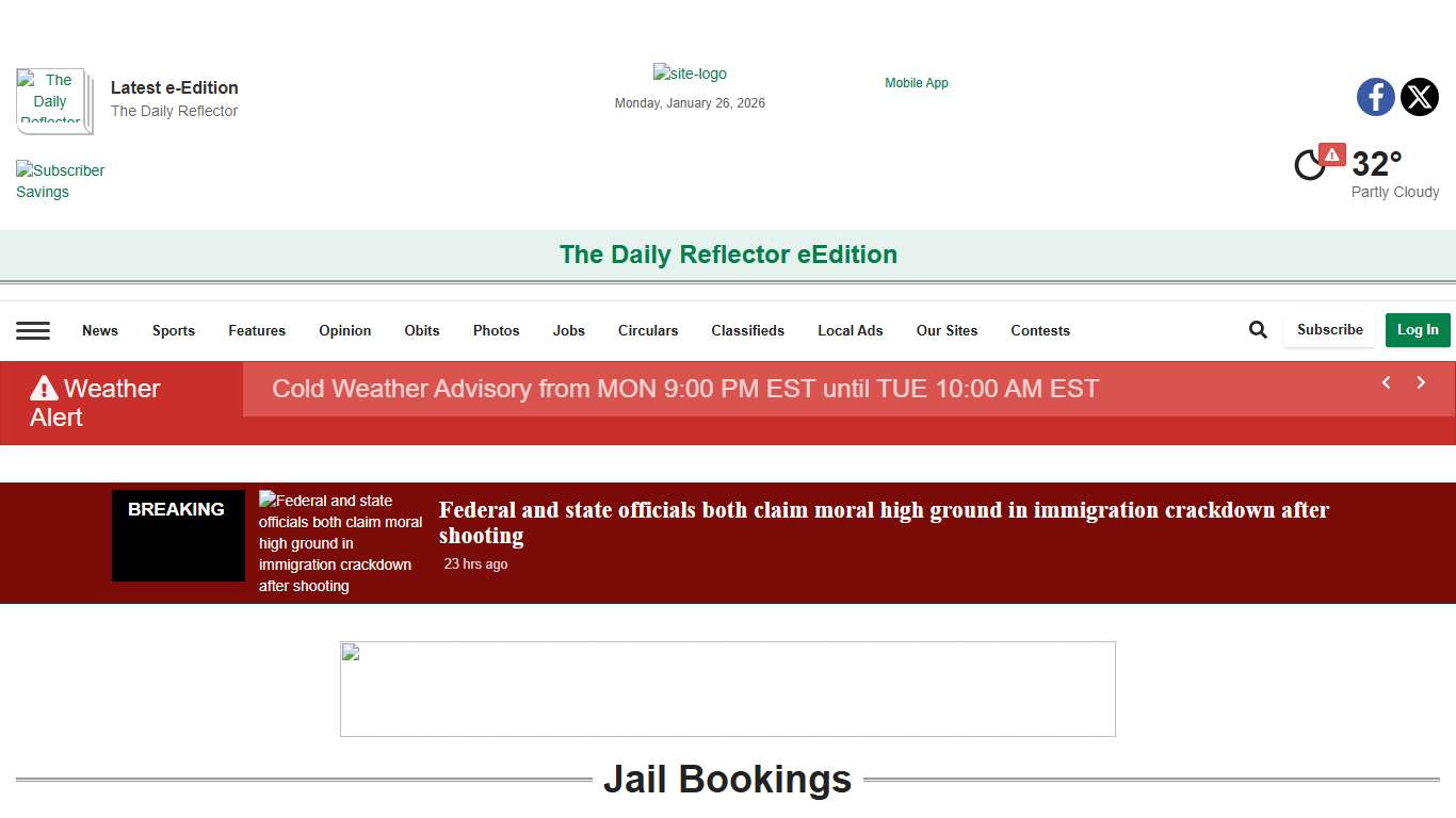 Jail Bookings reflector.com